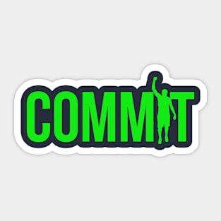 The Commit Tee Sticker